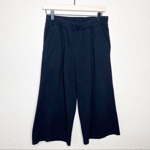 Eileen Fisher Gaucho Pull On Style Pants Black Small